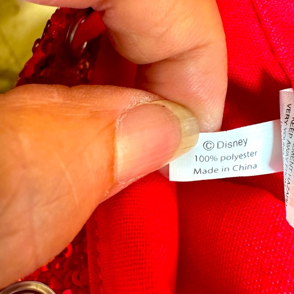 Disney, Red & Silver Sequin Backpack - Picture 6 of 6